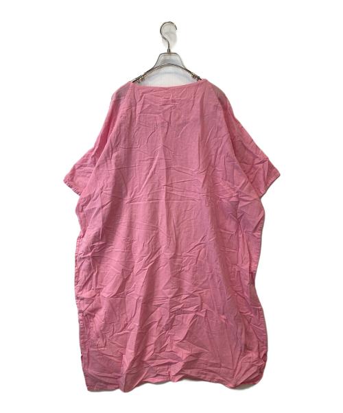 COSMIC WONDER（コズミックワンダー）COSMIC WONDER (コズミックワンダー) 綿紗ビッグTシャツ　15CW17262 ピンク サイズ:不明の古着・服飾アイテム