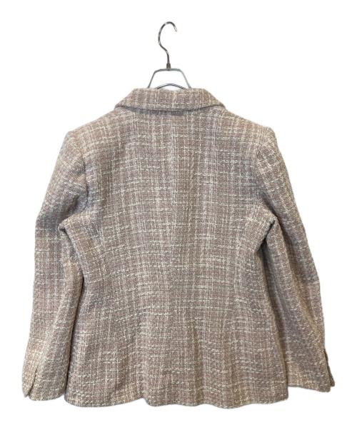 ZARA（ザラ）ZARA (ザラ) テクスチャー ダブルブレスト ブレザー9192/156 ピンク サイズ:XL 未使用品の古着・服飾アイテム