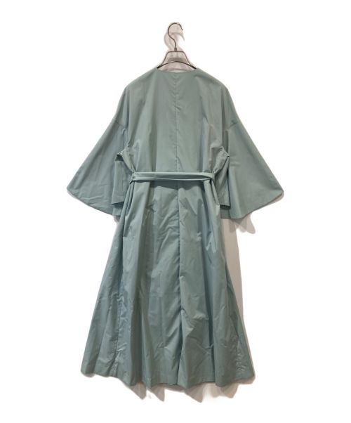 Loulou Willoughby（ルルウィルビー）Loulou Willoughby (ルルウィルビー) フリルスリーブタフタコート　212310-17-040-73-020 グリーン サイズ:2 未使用品の古着・服飾アイテム