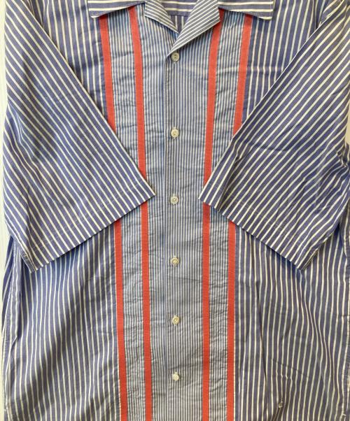 CHILDS（チャイルズ）CHILDS (チャイルズ) ストライプ半袖シャツ ブルー サイズ:Mの古着・服飾アイテム