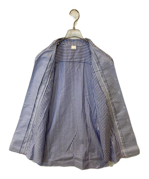 CHILDS（チャイルズ）CHILDS (チャイルズ) ストライプ半袖シャツ ブルー サイズ:Mの古着・服飾アイテム