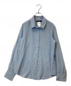 Max Mara WEEK END LINEマックスマーラ ウイークエンドライン）の古着「シルクシャツ」｜スカイブルー