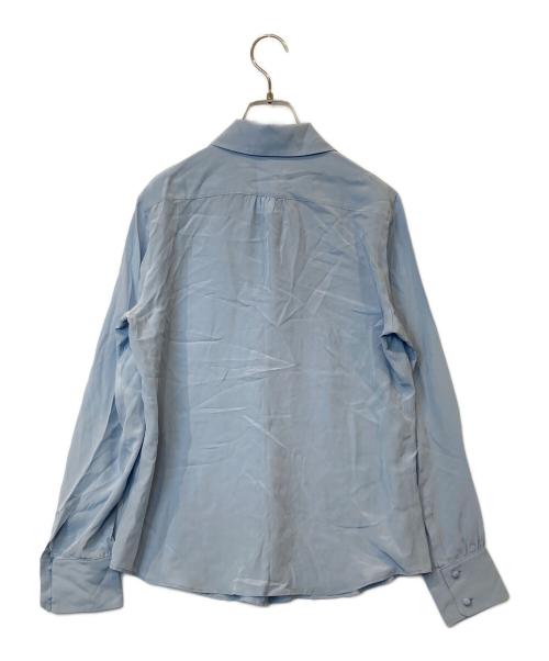 Max Mara WEEK END LINE（マックスマーラ ウイークエンドライン）Max Mara WEEK END LINE (マックスマーラ ウイークエンドライン) シルクシャツ スカイブルー サイズ:42　511111976の古着・服飾アイテム