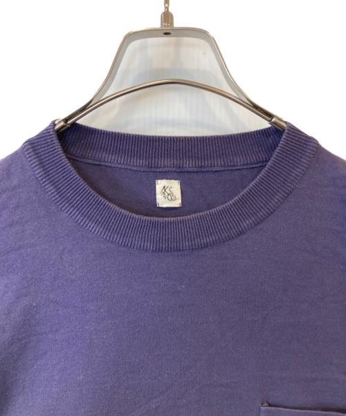 KAPTAIN SUNSHINE（キャプテンサンシャイン）KAPTAIN SUNSHINE (キャプテンサンシャイン) Crewneck Knit Pocket Tee KS22SKN02 Ｔシャツ パープル サイズ:40の古着・服飾アイテム