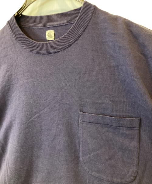 KAPTAIN SUNSHINE（キャプテンサンシャイン）KAPTAIN SUNSHINE (キャプテンサンシャイン) Crewneck Knit Pocket Tee KS22SKN02 Ｔシャツ パープル サイズ:40の古着・服飾アイテム