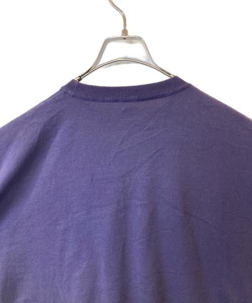 KAPTAIN SUNSHINE（キャプテンサンシャイン）KAPTAIN SUNSHINE (キャプテンサンシャイン) Crewneck Knit Pocket Tee KS22SKN02 Ｔシャツ パープル サイズ:40の古着・服飾アイテム