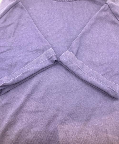 KAPTAIN SUNSHINE（キャプテンサンシャイン）KAPTAIN SUNSHINE (キャプテンサンシャイン) Crewneck Knit Pocket Tee KS22SKN02 Ｔシャツ パープル サイズ:40の古着・服飾アイテム