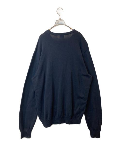 ARROW（アロー）ARROW (アロー) ニット ネイビー×グリーン サイズ:XLの古着・服飾アイテム
