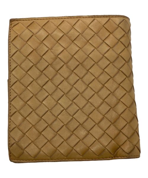 BOTTEGA VENETA（ボッテガベネタ）BOTTEGA VENETA (ボッテガベネタ) 2つ折り財布 3250012518SSH ベージュの古着・服飾アイテム
