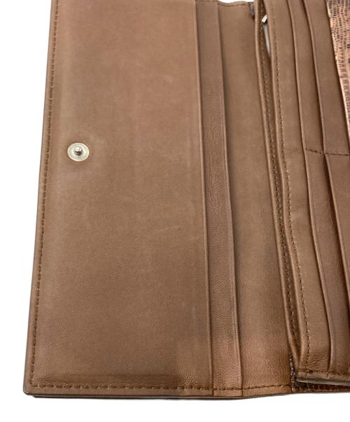BOTTEGA VENETA（ボッテガベネタ）BOTTEGA VENETA (ボッテガベネタ) 長財布 ブラウンの古着・服飾アイテム