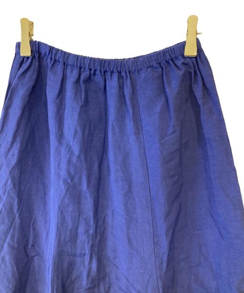 Plage（プラージュ）Plage (プラージュ) glaceflare スカート　24060922707120 ブルー サイズ:36の古着・服飾アイテム