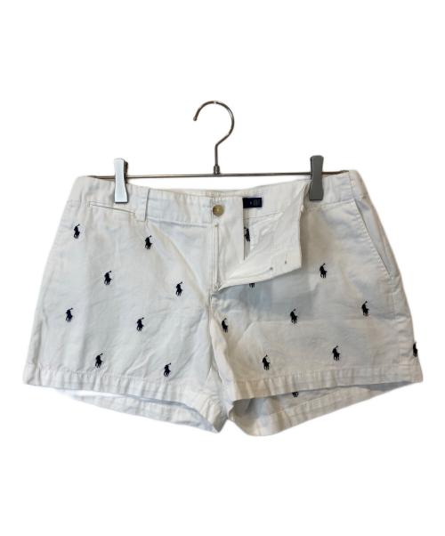POLO RALPH LAUREN（ポロ・ラルフローレン）POLO RALPH LAUREN (ポロ・ラルフローレン) ショートパンツ RN41381 CA56658 ホワイト サイズ:4の古着・服飾アイテム