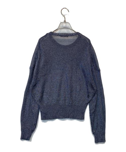 styling/（スタイリング）styling/ (スタイリング) ラメニット プルオーバー　16WNT241007 ネイビー サイズ:FREEの古着・服飾アイテム