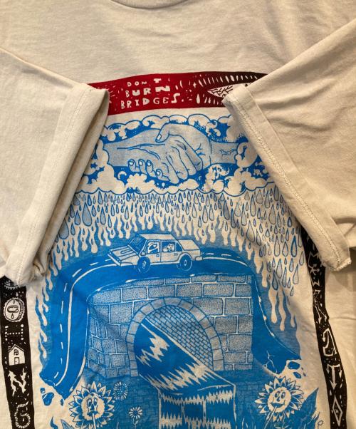 TIME CHANGE GENERATOR（タイムチェンジジェネレーター）TIME CHANGE GENERATOR (タイムチェンジジェネレーター) FRIENDSHIP IS PARAMOUNT グレー サイズ:XLの古着・服飾アイテム