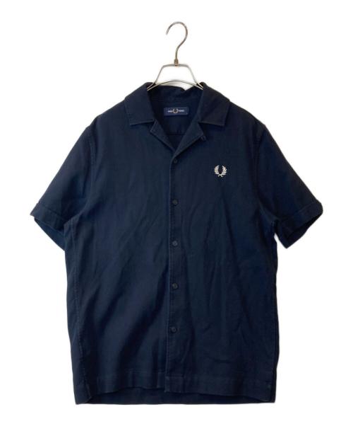 FRED PERRY（フレッドペリー）FRED PERRY (フレッドペリー) M3689 オープンカラーシャツ ネイビー サイズ:Sの古着・服飾アイテム
