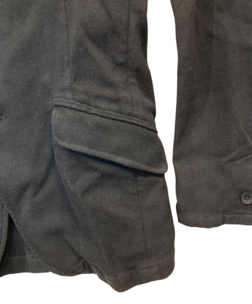 ISAMU KATAYAMA BACKLASH（イサムカタヤマ・バックラッシュ）ISAMU KATAYAMA BACKLASH (イサムカタヤマ・バックラッシュ) 襟レザー切替3Bジャケット ブラック サイズ:Mの古着・服飾アイテム