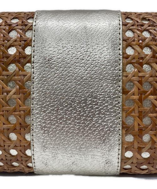 Kate Spade（ケイトスペード）Kate Spade (ケイトスペード) カゴチェーンショルダーバッグ ベージュの古着・服飾アイテム