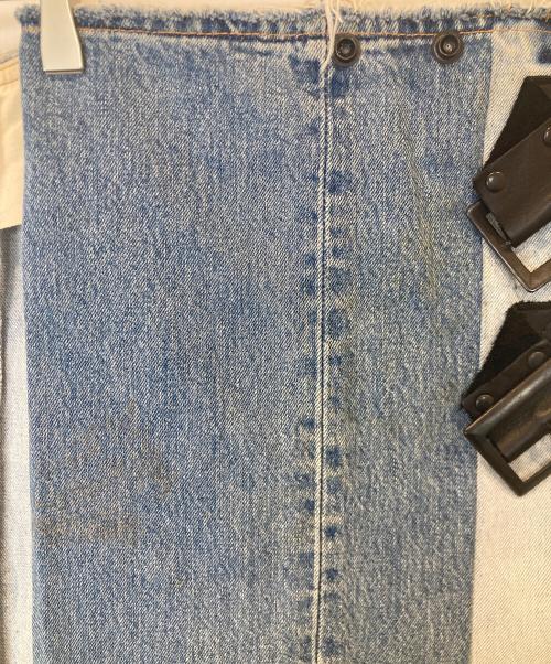 Rebuild by Needles（リビルドバイニードルス）Rebuild by Needles (リビルドバイニードルス) 501 - Wrap Skirt インディゴ サイズ:1の古着・服飾アイテム