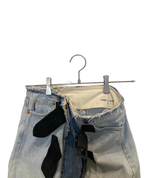 Rebuild by Needles（リビルドバイニードルス）Rebuild by Needles (リビルドバイニードルス) 501 - Wrap Skirt インディゴ サイズ:1の古着・服飾アイテム