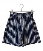 marimekkoマリメッコ）の古着「JOKAPOIKA ショートパンツ」｜ネイビー