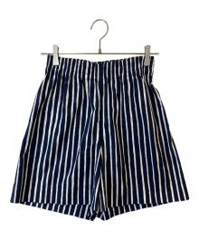 marimekko（マリメッコ）の古着「JOKAPOIKA ショートパンツ」｜ネイビー