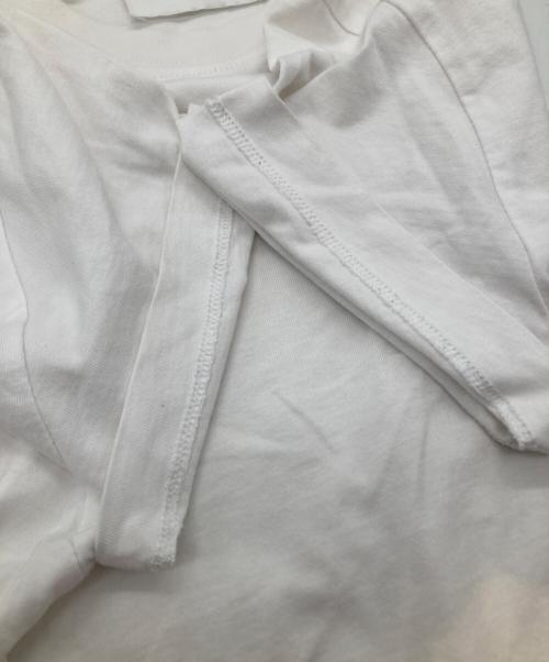 AMI PARIS（アミ パリス）AMI PARIS (アミ パリ) ハートロゴ刺繍 ロゴTシャツ　BFUTS001.724 ホワイト サイズ: XSの古着・服飾アイテム