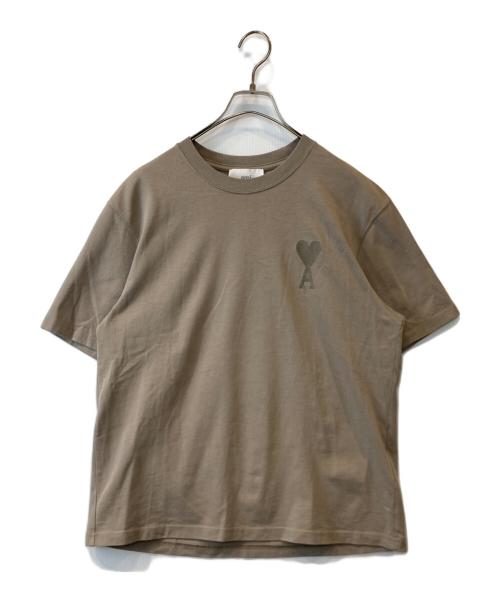 AMI PARIS（アミ パリス）AMI PARIS (アミ パリ) AMI de Coeur Tシャツ UTS002.726 ベージュ サイズ:Sの古着・服飾アイテム