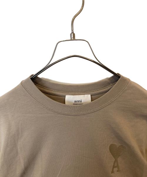 AMI PARIS（アミ パリス）AMI PARIS (アミ パリ) AMI de Coeur Tシャツ UTS002.726 ベージュ サイズ:Sの古着・服飾アイテム