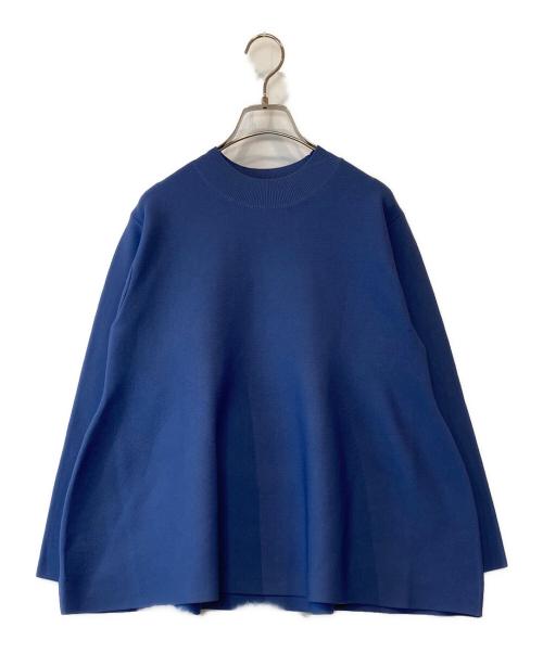 UNFILO（アンフィーロ）UNFILO (アンフィーロ) ペプラムニット ブルー サイズ:S 未使用品の古着・服飾アイテム