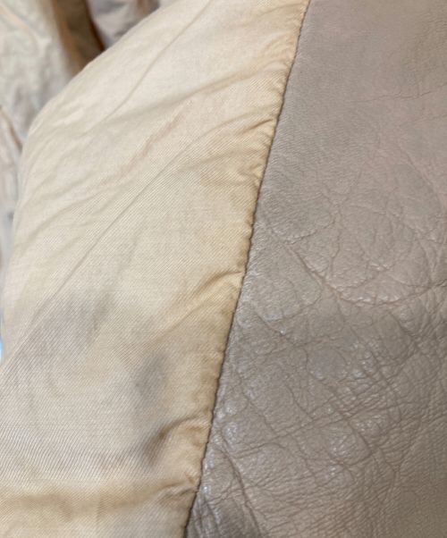 DROMe（ドローム）DROMe (ドローム) レザーコート 18318 ブラウン サイズ:Mの古着・服飾アイテム