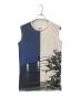 MM6 Maison Margiela（エムエムシックス メゾンマルジェラ）の古着「ノースリーブワンピース S63NL0005 S22454」｜ホワイト×ネイビー
