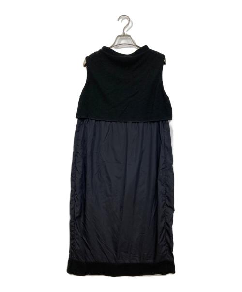 'S Max Mara（エスマックスマーラ）'S Max Mara (エスマックスマーラ) 切替ワンピース ブラック サイズ:Ⅿの古着・服飾アイテム