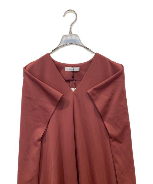 ADORE（アドーア）ADORE (アドーア) ネオプレーンダンボールワンピース　ノースリーブワンピース 531-4140415 アンティークローズ サイズ:38の古着・服飾アイテム