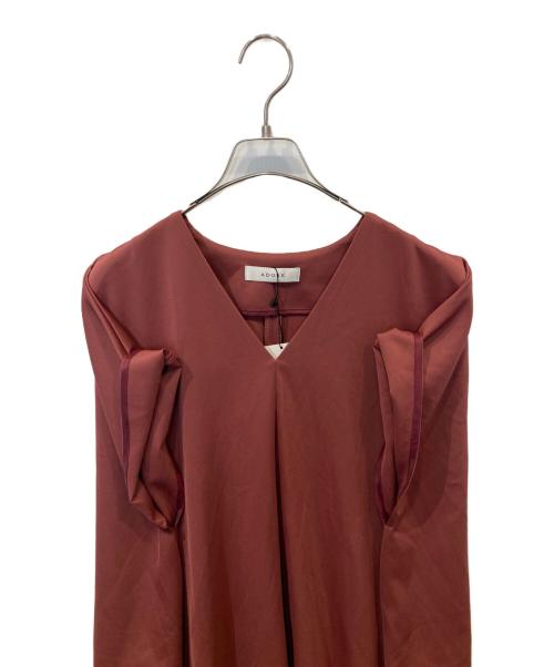 ADORE（アドーア）ADORE (アドーア) ネオプレーンダンボールワンピース　ノースリーブワンピース 531-4140415 アンティークローズ サイズ:38の古着・服飾アイテム