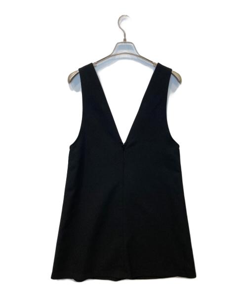 EMMEL REFINES（エメル リファインズ）EMMEL REFINES (エメル リファインズ) EM Aライン ジャンスカ 6626-196-3428 ブラック サイズ:FREEの古着・服飾アイテム