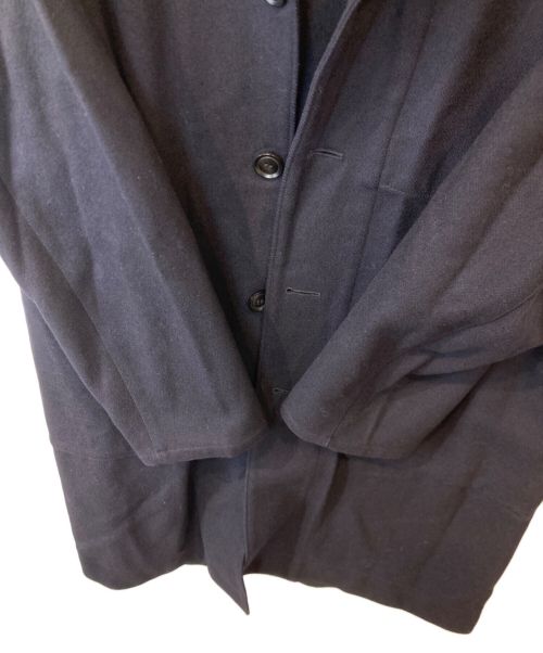 Traditional Weatherwear（トラディショナルウェザーウェア）Traditional Weatherwear (トラディショナルウェザーウェア) チェスターコート G172MCFCO0074MZ ネイビー サイズ:38の古着・服飾アイテム