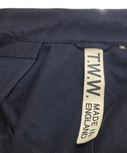Traditional Weatherwear（トラディショナルウェザーウェア）Traditional Weatherwear (トラディショナルウェザーウェア) チェスターコート G172MCFCO0074MZ ネイビー サイズ:38の古着・服飾アイテム