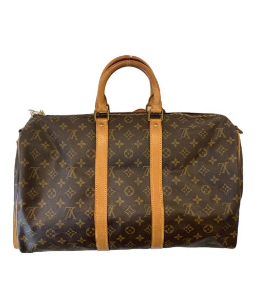 LOUIS VUITTON（ルイ ヴィトン）LOUIS VUITTON (ルイ ヴィトン) キーポル・バンドリエール45 トラベルバッグ　ボストンバッグ　モノグラム　M41418　 ブラウンの古着・服飾アイテム