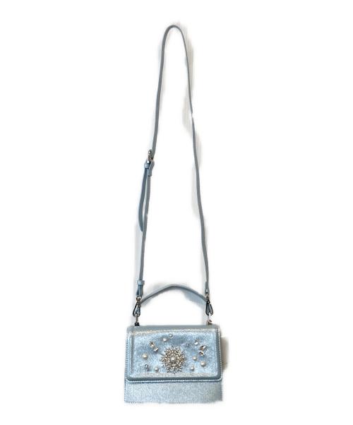 MERCURY DUO（マーキュリーデュオ）MERCURY DUO (マーキュリーデュオ) 2WAYショルダービジューBAG 002461900301-01 スカイブルー 未使用品の古着・服飾アイテム