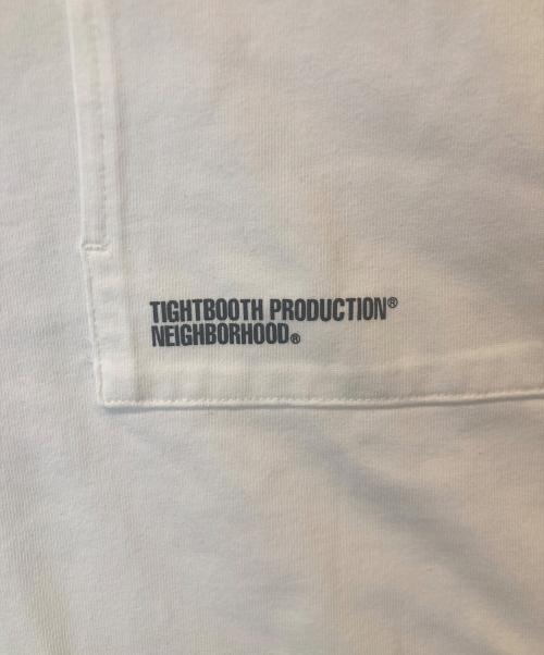 TIGHTBOOTH PRODUCTION（タイトブースプロダクション）TIGHTBOOTH PRODUCTION (タイトブースプロダクション) NEIGHBORHOOD (ネイバーフッド) STRAIGT UP T-SHIRT ホワイト サイズ: Lの古着・服飾アイテム