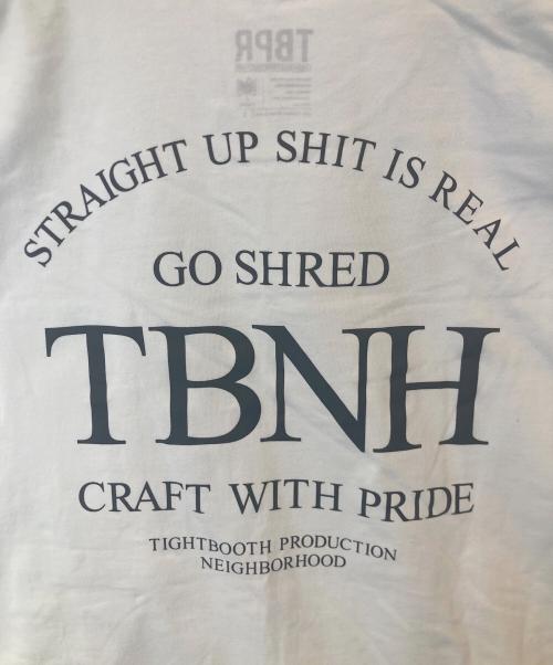 TIGHTBOOTH PRODUCTION（タイトブースプロダクション）TIGHTBOOTH PRODUCTION (タイトブースプロダクション) NEIGHBORHOOD (ネイバーフッド) STRAIGT UP T-SHIRT ホワイト サイズ: Lの古着・服飾アイテム