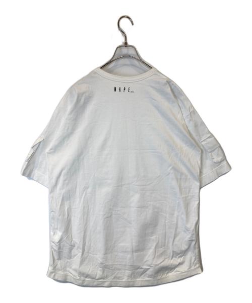 NAPE（NAPE）NAPE (NAPE) Overdose Long Sleeve Tee 1012-HS カットソー ホワイト サイズ:4の古着・服飾アイテム