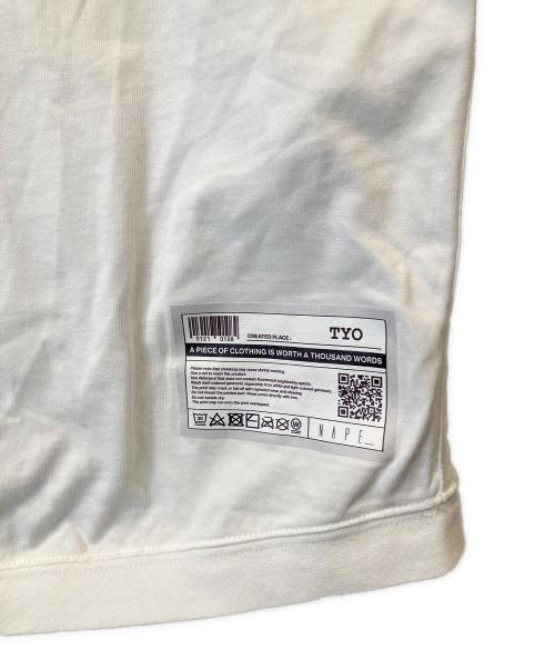 NAPE（NAPE）NAPE (NAPE) Overdose Long Sleeve Tee 1012-HS カットソー ホワイト サイズ:4の古着・服飾アイテム