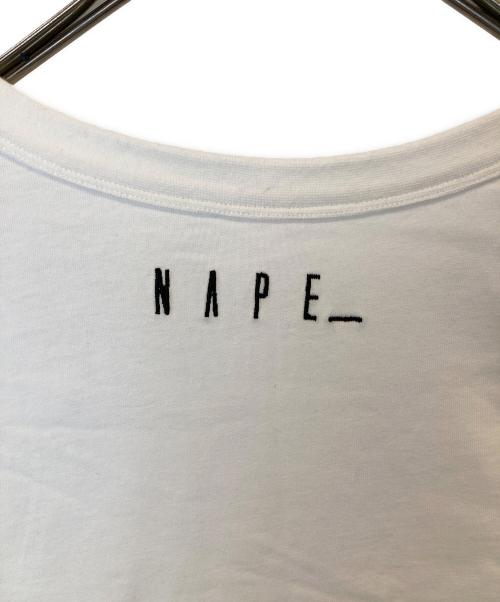 NAPE（NAPE）NAPE (NAPE) Overdose Long Sleeve Tee 1012-HS カットソー ホワイト サイズ:4の古着・服飾アイテム