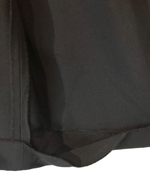 MIU MIU（ミュウミュウ）MIU MIU (ミュウミュウ) ラップミニスカート ブラック サイズ:38の古着・服飾アイテム