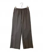 green label relaxingグリーンレーベルリラクシング）の古着「ニーハイフレアパンツ 3614-199-2659」｜グレー