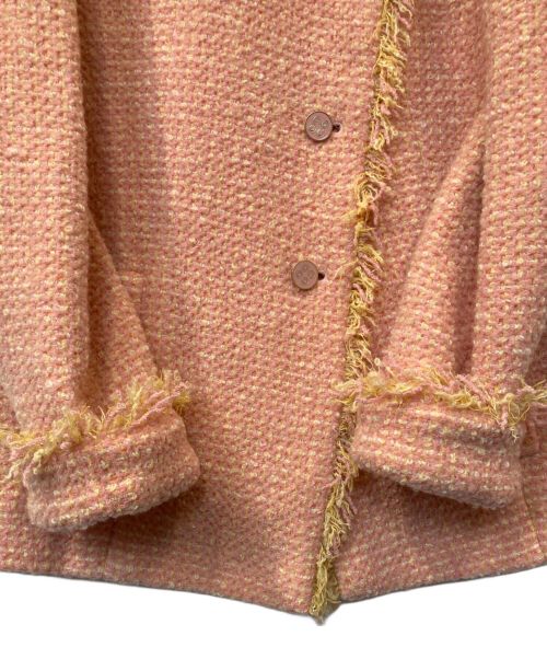 CHANEL（シャネル）CHANEL (シャネル) ツイードジャケット ピンク サイズ:34の古着・服飾アイテム