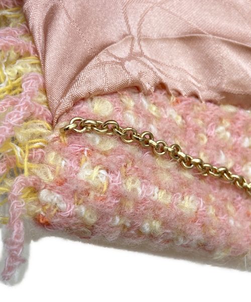 CHANEL（シャネル）CHANEL (シャネル) ツイードジャケット ピンク サイズ:34の古着・服飾アイテム