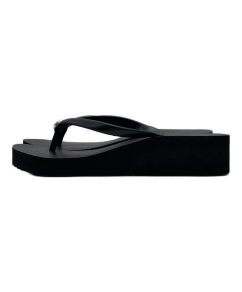 TORY BURCH（トリーバーチ）TORY BURCH (トリーバーチ) LIP FLOP フリップフロップ サンダル　50008673 ブラック サイズ:6の古着・服飾アイテム
