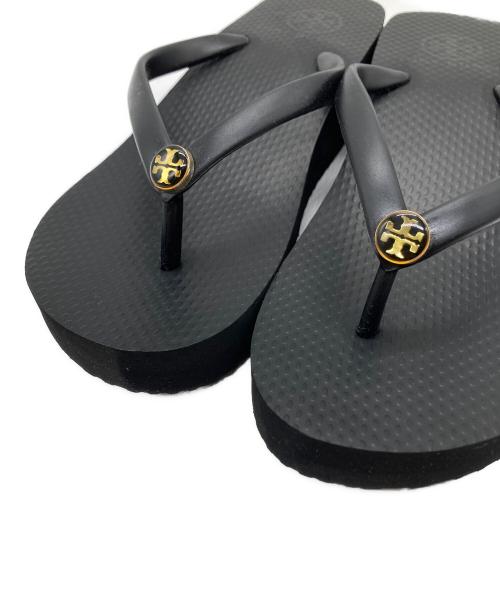 TORY BURCH（トリーバーチ）TORY BURCH (トリーバーチ) LIP FLOP フリップフロップ サンダル　50008673 ブラック サイズ:6の古着・服飾アイテム